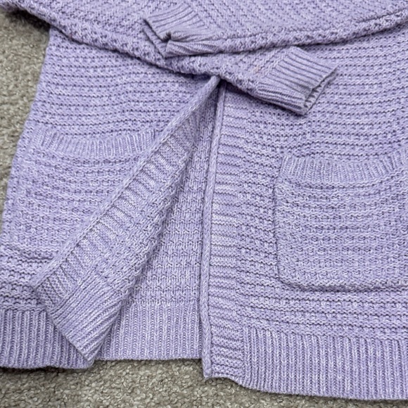 Cat & Jack Lilac Knit Cardigan - Picture 4 of 4